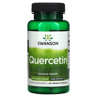 Quercetin เควอซิติน  475 mg, 60 Veggie Capsules , Swanson