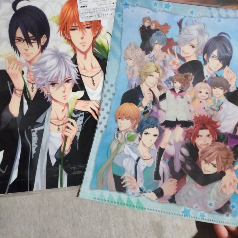 ของแท้ ญี่ปุ่น แฟ้ม A4 อนิเมะ Brother Conflict Plastic Poster Photo Anime JAPAN โปสเตอร์ นัตสึเมะ ญี