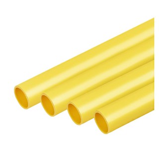 Straight pipe PVC CONDUIT SCG 1" 4M BS YELLOW Conduit, accessories Electrical work ท่อตรง ท่อร้อยสายไฟ PVC SCG 1 นิ้ว 4