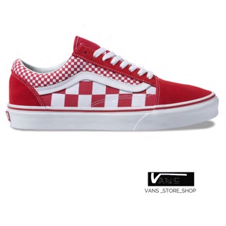 VANS OLD SKOOL MIX RED SNEAKERS สินค้ามีประกันแท้