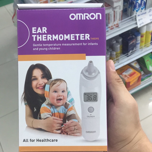 เครื่องวัดไข้ที่หู สำหนับเด็ก/ผู้ใหญ่ Omron Ear Thermometer