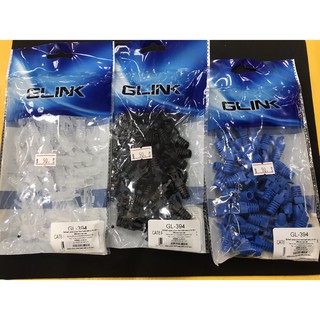 บูทส์หัวแลน G-LINK GL-394 Boots RJ45 Cat6 บูทส์RJ45 Cat6 ปอกหุ้มหัวแลน (50ตัว/Pack) พร้อมส่ง