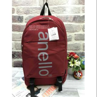 New Collection 2018!! Anello Big Logo Print Daypack  แท้💯outlet มาแล้วคร้า กับกระเป๋าเป้รุ่นใหม่ล่าสุดที่มีฟังก์ชั่น