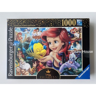 พร้อมส่ง-จิ๊กซอว์ The little mermaid🧜🏻‍♀️Ariel Disney แบรนด์ Ravensburger jigsaw puzzle 1000 ชิ้น