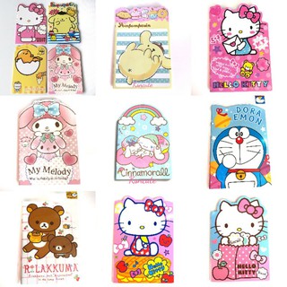 สมุดปกอ่อน ไดคัท Sanrio คิตตี้ kitty mymelody pompom สมุดลิขสิทธิ์