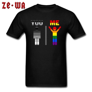 T-shirt  ใหม่ เสื้อยืดแฟชั่น ลาย LGBT you and awesome my gay pride ออกแบบดี ไม่ซ้ําใคร สําหรับผู้ชายS-5XL