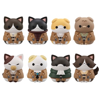 (🔴PRE-ORDER) ATTACK ON TITAN mega cat project BOX SET เหนี๊ยวไททัน (8 ชิ้น/กล่อง) ของแท้ 💯