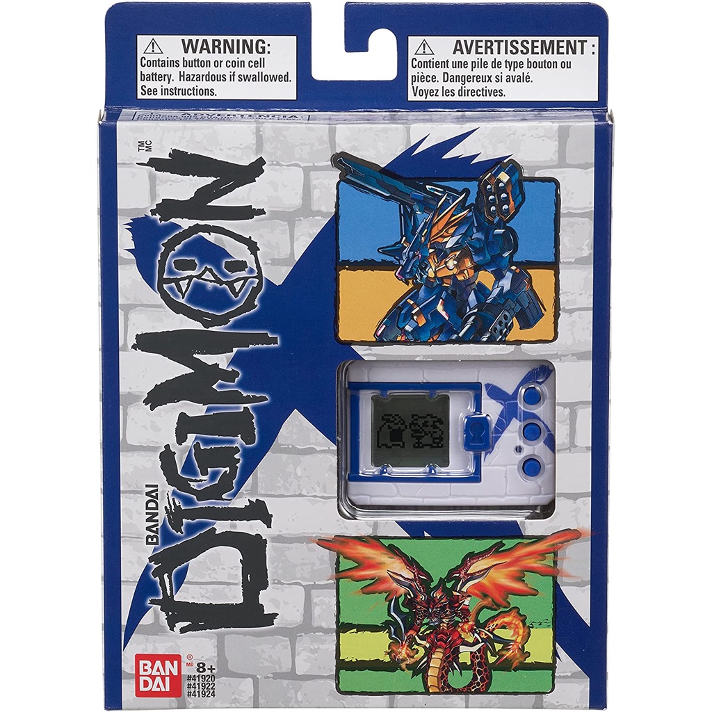 Digimon Digital Monster V-Pet X สีฟ้าขาว White & Blue Lot US มีของพร้อมส่งเลยครับ