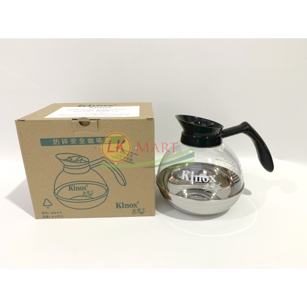 ชุด 2 ใบ kinox โถอุ่นกาแฟ เหยือกอุ่นกาแฟ1.8ลิตร ของแท้ 100 สำหรับเตา