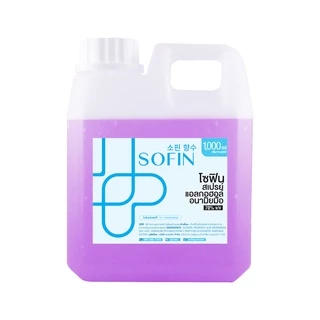 สเปรย์แอลกอฮอล์ แอลกอฮอล์ 70% SOFIN กลิ่น ยกขา SCANDAL alcohol hand spray โซฟิน gallon 1000ml แกลลอน 1 ลิตร