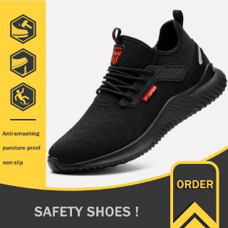 👉รองเท้าเซฟตี้ หุ้มข้อ หัวเหล็ก Safety Shoes 912