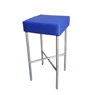 KK Shop เก้าอี้สตูลบาร์สูง 29" รุ่น Stool-H-สีน้ำเงิน