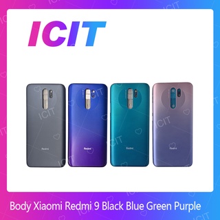 Xiaomi Redmi 9 อะไหล่บอดี้ เคสกลางพร้อมฝาหลัง Body For Xiaomi Redmi9 อะไหล่มือถือ ICIT 2020