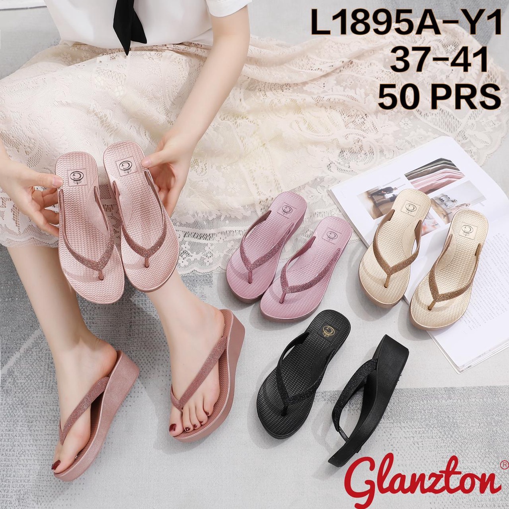 รองเท ้ าแตะ Wedges Jelly L1895A