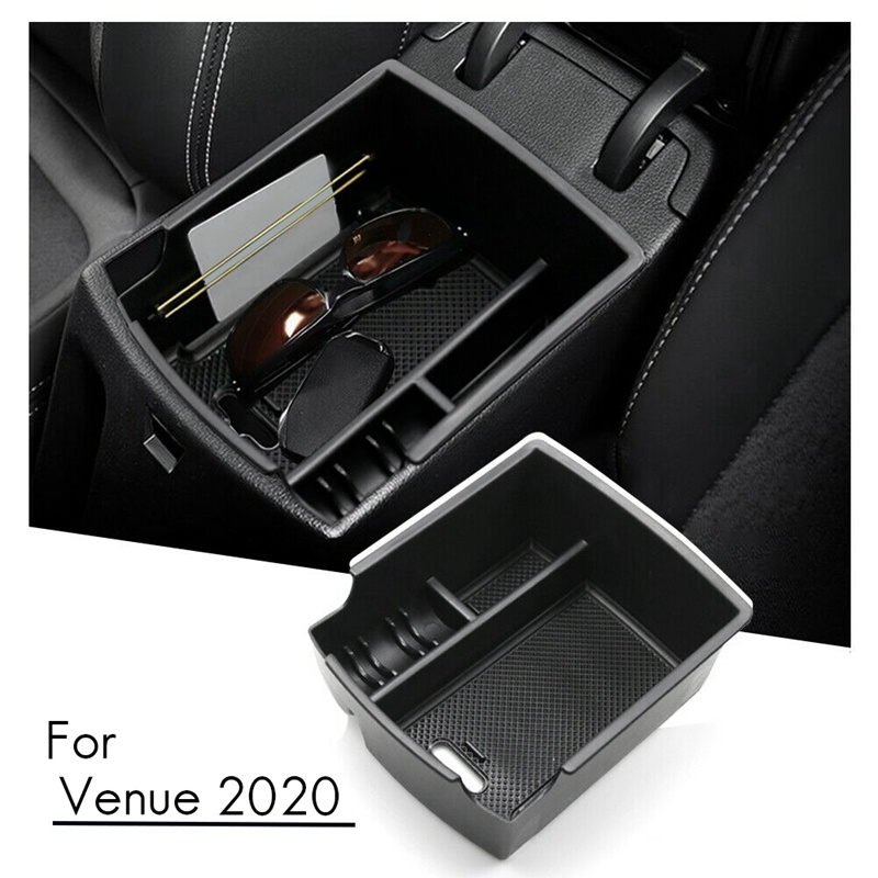 กล่องเก็บของในรถยนต์ for Hyundai Venue Car Central Console Armrest