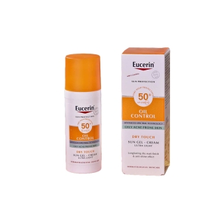 ครีมกันแดด Eucerin Sun Protection Oil Control Sun Gel-Cream SPF50+ 50ml.