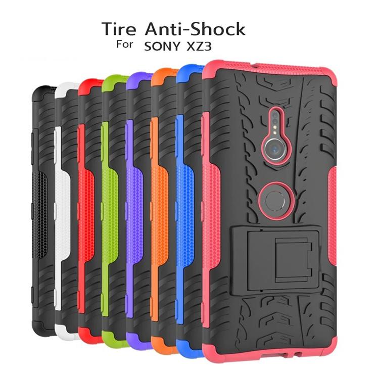 เคส สำหรับ Sony Xperia XZ3 Tire Anti-Shock Armor Case