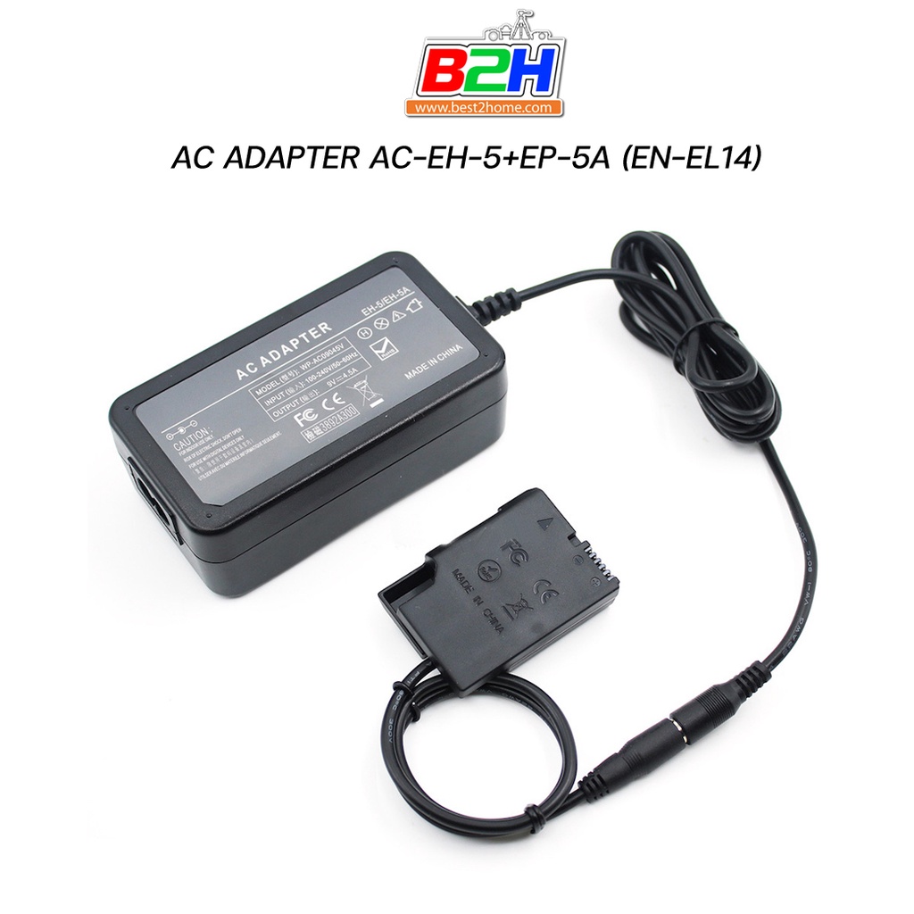 AC ADAPTER AC-EH-5+EP-5A (EN-EL14) DUMMY FOR NIKON แบตดัมมี่