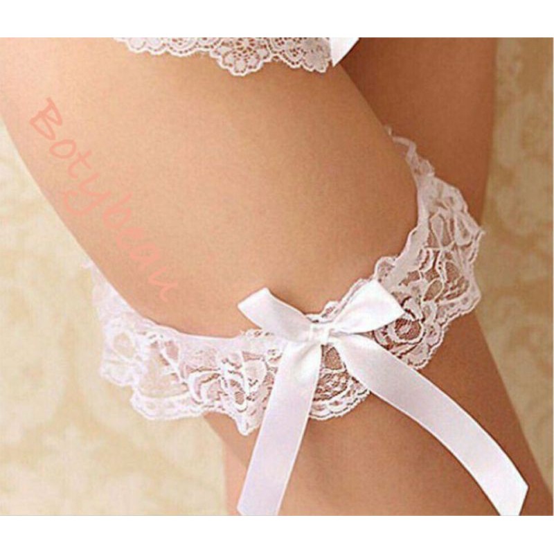 พร้อมส่ง! Garter สายรัดต้นขา ลูกไม้เซ็กซี่ เป็นอิลาสติก ยางยืด ใส่สบาย Sexy %