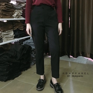 (F)Korean Straight Leg Pants 35” กางเกงขายาวผ้าเกาหลียืด