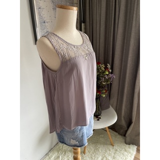 MICHAELA Chiffon Pleated Back Top