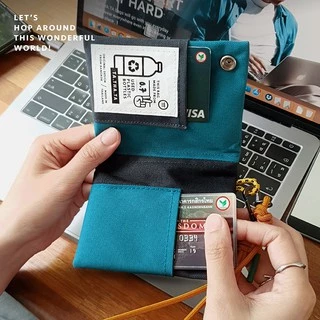 Hop relife stone wallet กระเป๋าสตางค์รุ่นฮอป | ที่ใส่บัตร มีสายคล้องคอ