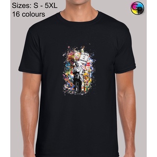 เสื้อยืดลําลอง แขนสั้น พิมพ์ลาย Love Is The Answer Banksy Street Artist Inspi สําหรับผู้ชายS-5XL