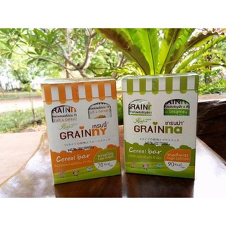 Xongdure "Grainny" 15 whole Grains &amp; Fruits Plus ( 1 Pack) 16 g. x 5 bars and Xongdure