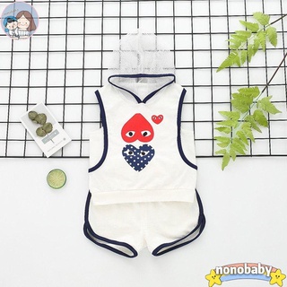 【Nono】เสื้อกั๊กมีฮู้ด สําหรับเด็ก