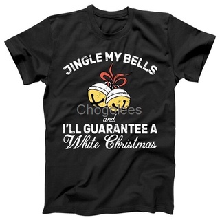 คอตต้อนคอกลมขายดี เสื้อยืดลําลอง แขนสั้น พิมพ์ลาย Jingle My Bells Guarantee A White Christmas LLhhbc00AElpdh36S-5XL