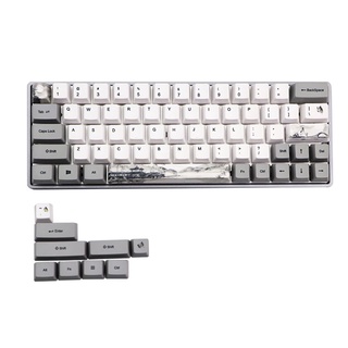 Rr ปุ่มกดคีย์บอร์ด PBT แบบเปลี่ยน สําหรับ GH60 GK61 GK64