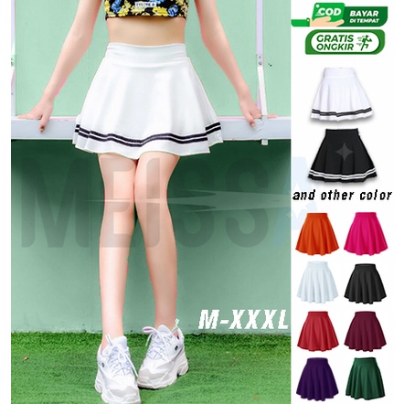 กระโปรงมินิ กระโปรงเกาหลี กระโปรงเกาหลี เทนนิส Gym Dancer Zumba Jogging Mini Skirt