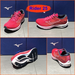 Mizuno Wave Rider 25 รองเท้าวิ่ง สำหรับสาวๆ ยอดนิยม สีสวย นุ่มใส่สบายเท้า เบา น่าใช้ J1GD210303