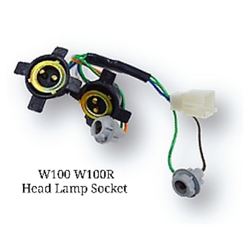 ไฟหน้าซ็อกเก็ต EX5 Wave125 W125 Wave125S Wave125X W125S W125X W100 W100R Wave100 Class1 ไฟหน้า Lampu Depan - รูปที่ 2