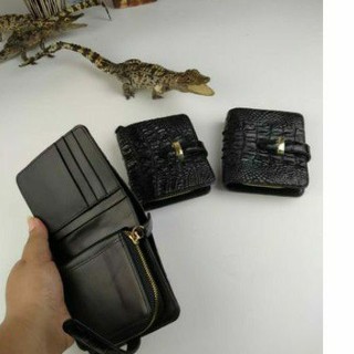 crocodile wallet  pocket coin กระเป๋าสตางค์จระเข้ช่งใส่เหรียญ