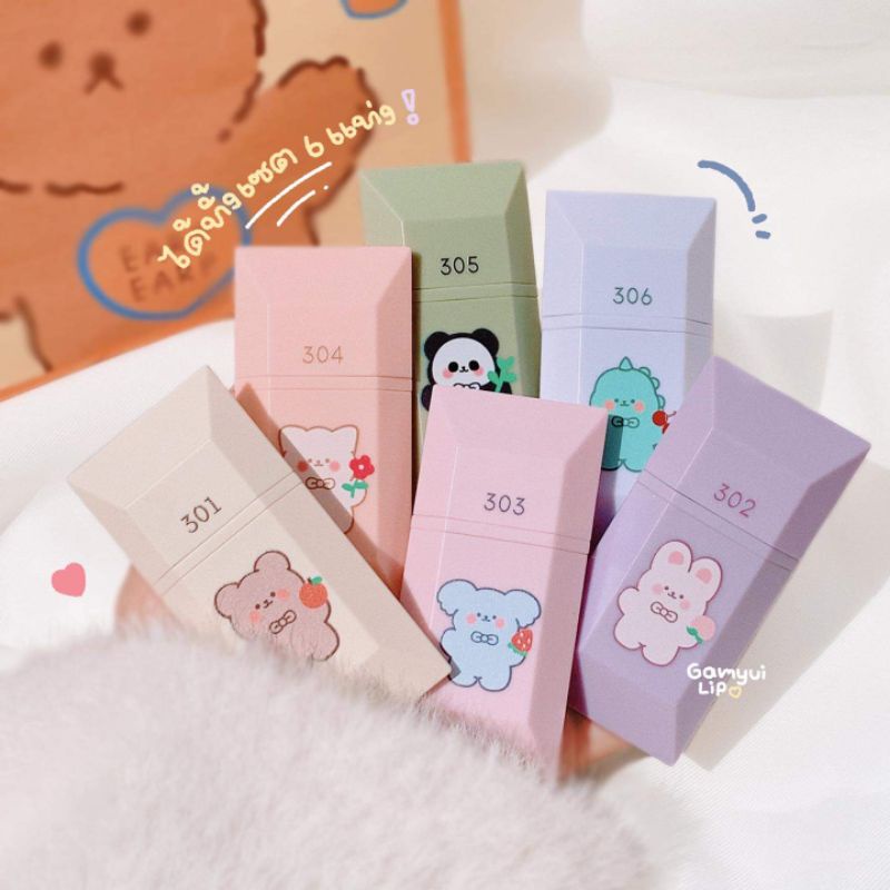 ลิปสติก​ ลิปลูกพีช Dragon Ranee​ Lipstick​ 5 แท่ง 5 สี เนื้อแมท โทนนู้ด โทนตุ่นละมุนมาก เนื้อเกลี่ยง่าย สีติดทน กันน้ำ ราคา ถูกที่สุด ดีลบีเคเค แกลเลอรีภาพที่ 7