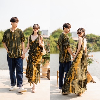 Code : 461 ชุดคู่มัดย้อม ชุดถ่ายprewedding ชุดมัดย้อม ชุดไปทะเล งานป้าย Vsm