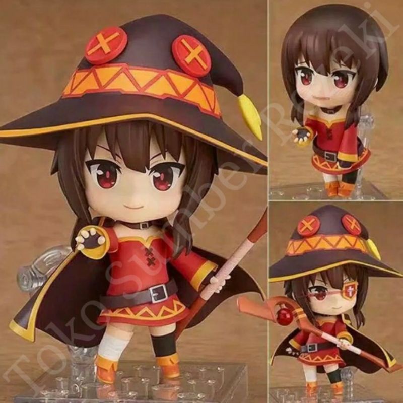 Action Figure Megumin Konosuba Nendoroid Miniature God Blessing Kono Subarashii ตุ๊กตารูปปั้น