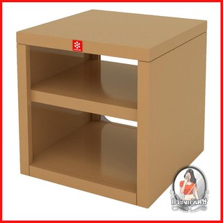 ชั้นวางของ เฟอร์นิเจอร์เอนกประสงค์ ชั้นวางของโล่ง LUCKY WORLD SF-450x450-EG 45X45.5X45 ซม. สีน้ำตาล 
 ชั้นวางของแบบโล่ง