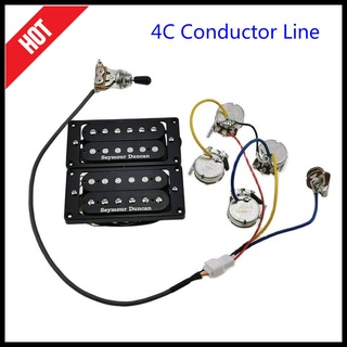 Seymour Duncan SH4 SH1N ปิ๊กอัพฮัมบักเกอร์ อุปกรณ์เสริมกีตาร…