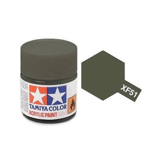 สีทามิย่าสูตรน้ำ Tamiya Acrylic XF51 Khaki Drab 10ml