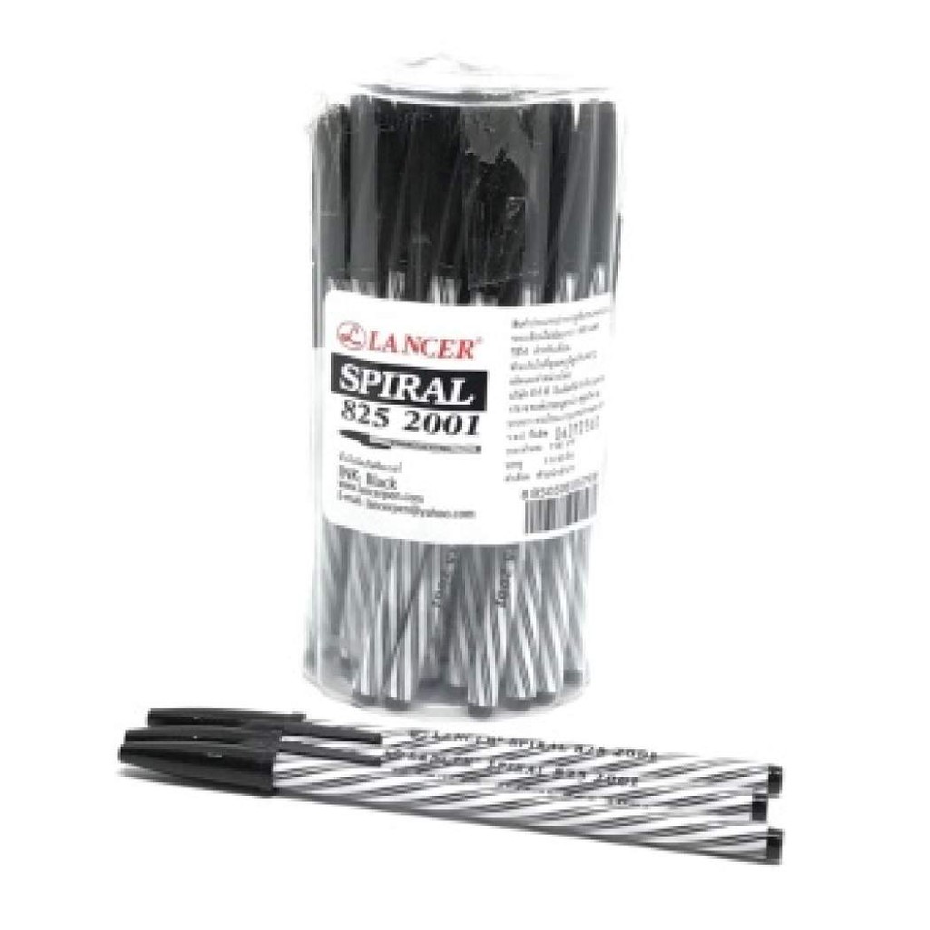 ปากกาดำลูกลื่น lancer