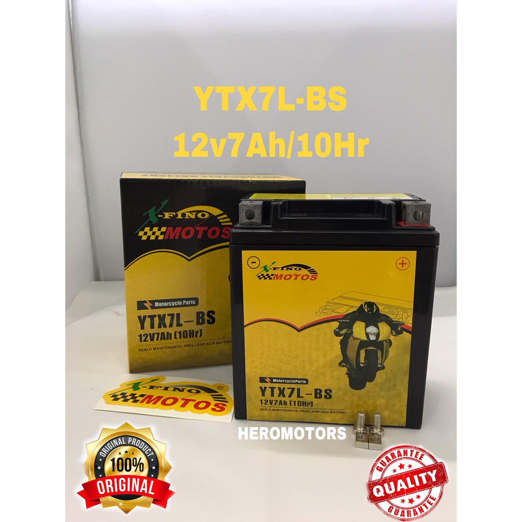 YTX7L-BS XFINO BATTERY-DRY