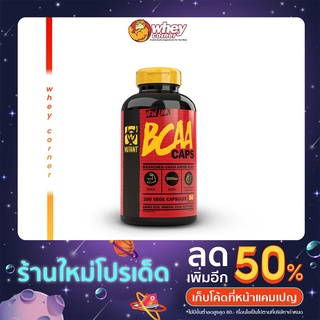 Mutant BCAA ขนาด 200 Capsules. กรดอะมิโน บีซีเอเอแบบเม็ด