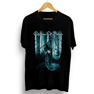 ผ้าฝ้ายแท้เสื้อยืดลําลอง แขนสั้น พิมพ์ลาย Melodic Death Metal Band 3D สีดํา แฟชั่นฤดูร้อน สําหรับผู้ชาย 16S-4XL