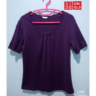 เสื้อยืด UNIQLO 💯 ไซร์ XL extra fine