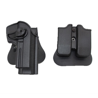 IMI สไตล์ Defense retentiontactical Gun HOLSTER สำหรับ beretta M92 M9 handguns พร้อมกระเป๋า CQC สไตล์เข็มขัด HOLSTER นิต