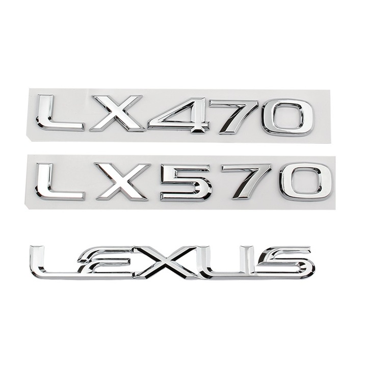 Lexus, LX570, LX470 สติ๊กเกอร์รูปลอกด้านหลังรถยนต์ Lexus, พลาสติก ABS คุณภาพสูง