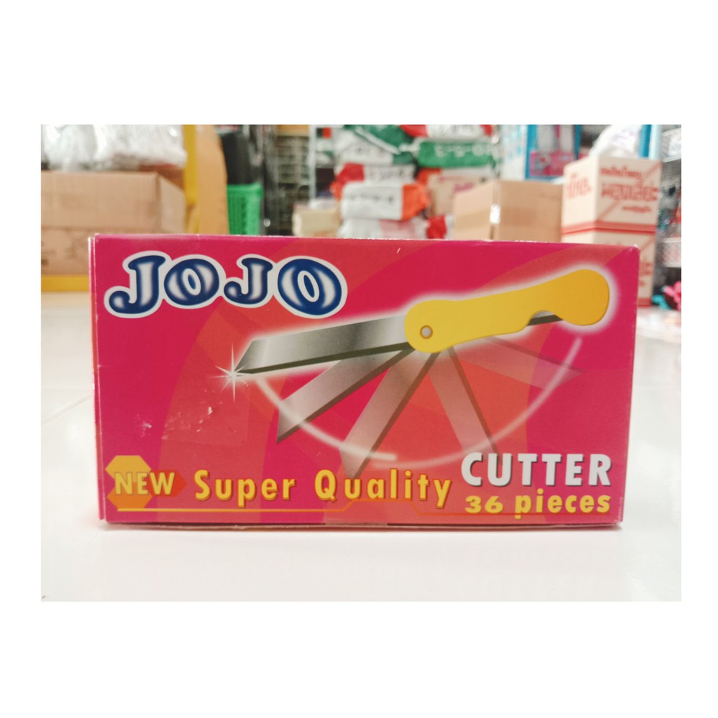 มีดเหลาดินสอ JOJO กล่องล่ะ36ชิ้น ใบมีดคมนาน ราคาถูกสุดๆ ตกชิ้นล่ะไม่ถึง 1บาท คุ้มมากๆ #ส่งด่วนจากไทย ถึงไวแน่นอน#