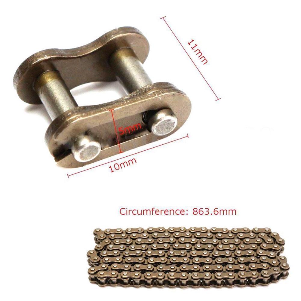 25H 136 Segment Chain For Electric Scooter 55-65-80 Gear Drum - molis ...
